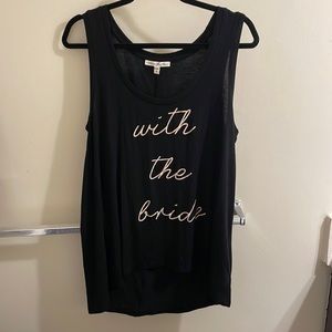 Express L with the bride tank black